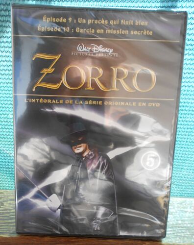 Dvd Zorro- Édition Walt Disney - Épisodes 9 Et 10 - Volume 5