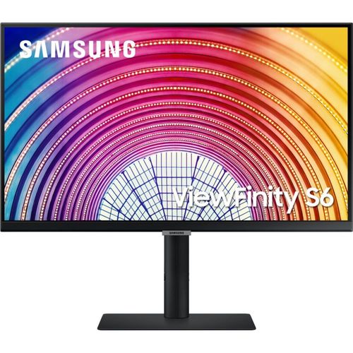Samsung S24A600NWU - S60A Series - écran LED - 24" - 2560 x 1440 QHD @ 75 Hz - IPS - 300 cd/m² - 1000:1 - HDR10 - 5 ms - HDMI, DisplayPort - noir