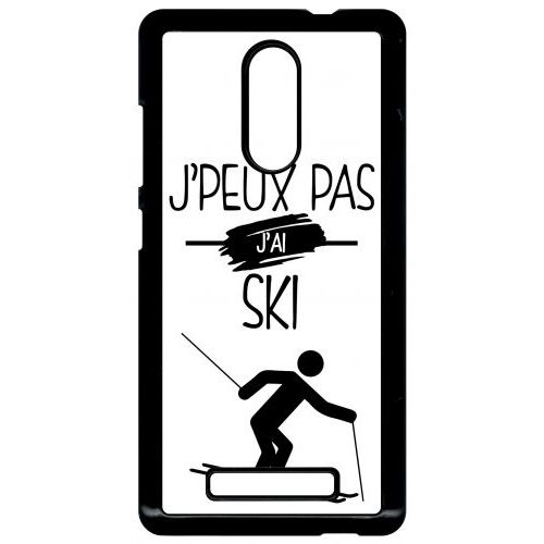Coque Xiaomi Redmi Note 3 - J Peux Pas J Ai Ski 1 - Noir