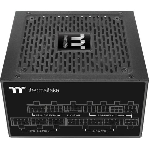 Thermaltake Toughpower PF3 - TT Premium Edition - alimentation électrique (interne) - ATX12V 3.0 - 80 PLUS Platinum - CA 100-240 V - 1200 Watt - PFC active - noir
