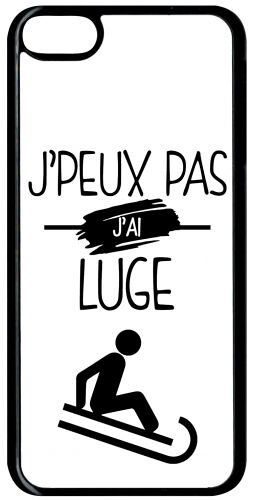 Coque Ipod Touch 6 - J Peux Pas J Ai Luge 1 - Noir