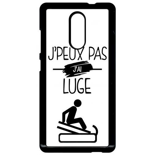 Coque Xiaomi Redmi Note 3 - J Peux Pas J Ai Luge 1 - Noir