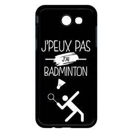 Coque Galaxy J3 (2017) - J Peux Pas J Ai Badminton 2 - Noir