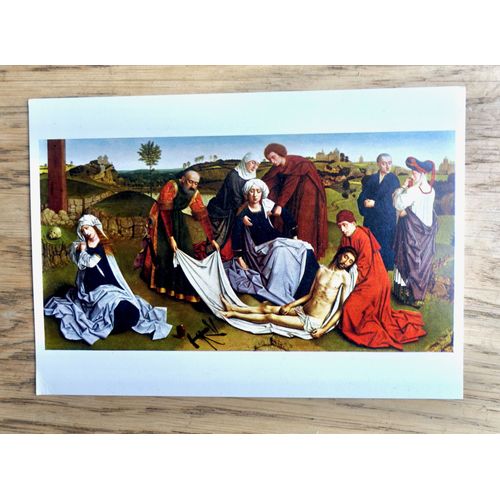 Carte Postale Tableau, Peinture Petrus Christus . Pieta. Musées Royaux Des Beaux-Arts De Belgique. Bruxelles.