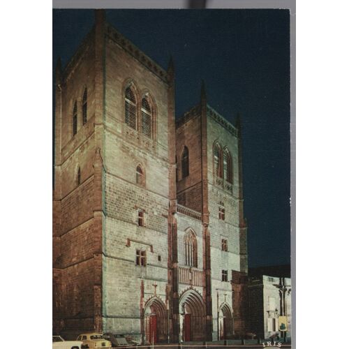 Carte Postale De Saint-Flour (Cantal) La Cathédrale, Effet De Nuit (Réf.28)