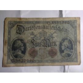 Billet De 5 Darlehenskaffenfchein