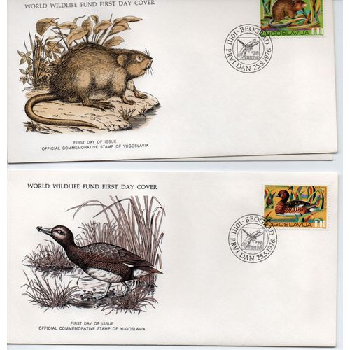 Yougoslavie Timbres Animaux En Voie De Disparition Wwf ,