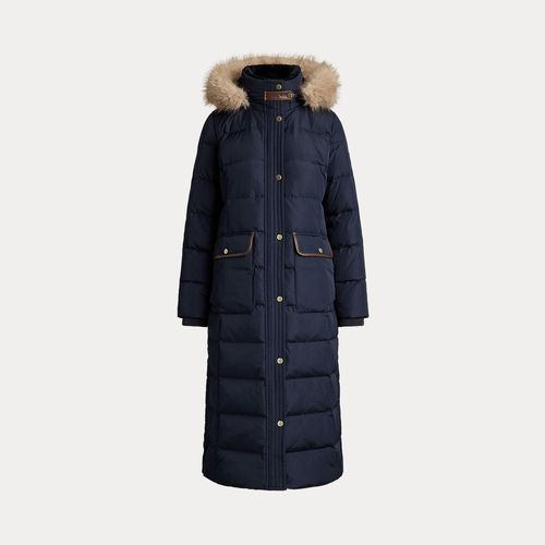 Doudoune Maxi Matelassée Fausse Fourrure