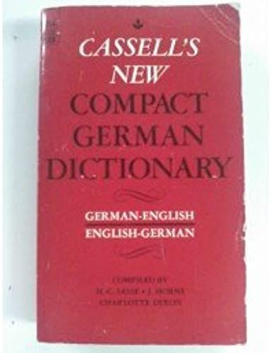 Cassell's Compact German-English English-German Dictionary