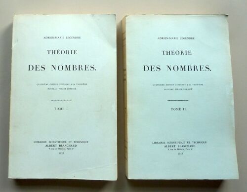 Théorie Des Nombres En 2 Tomes Quatrième Édition Conforme À La Troisième Nouveau Tirage Corrigé