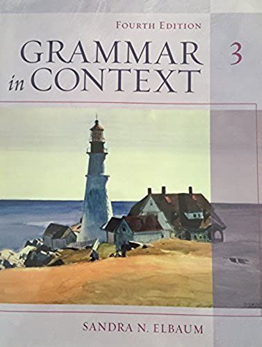 Grammar In Context: Book 3