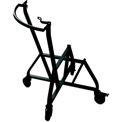 Chariot barbecue BIG GREEN EGG chariot a roulettes+poignee integree L