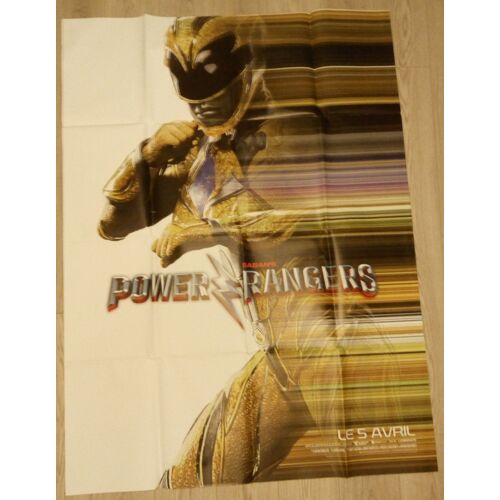 Power Rangers Saban's Power Rangers Affiche Originale De Cinéma Un Film De Dean Israelite Avec Dacre Montgomery, Rj Cyler, Naomi Scott, 160*120 2017 