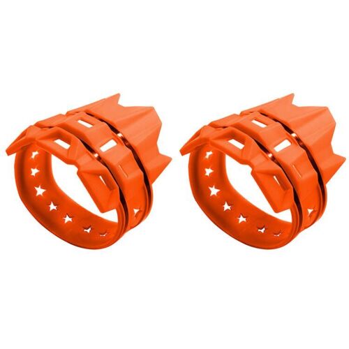 2 Pcs Orange Silencieux D'échappement Universel, 6 Couleurs, Pour Moto, Yamaha, Honda, Kawasaki, Taille Réglable ""Nipseyteko""