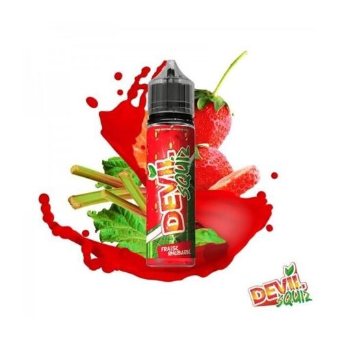 Fraise Rhubarbe 50ml Devil Squiz By Avap lot de 1