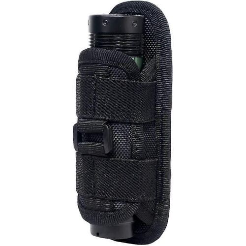 Tactical 360 Degree Rotating Flashlight Holster Torch Holster Belt Pouch Portable Torch Holder Hunting Lighting Accessories, Torch Holster 360 Degree