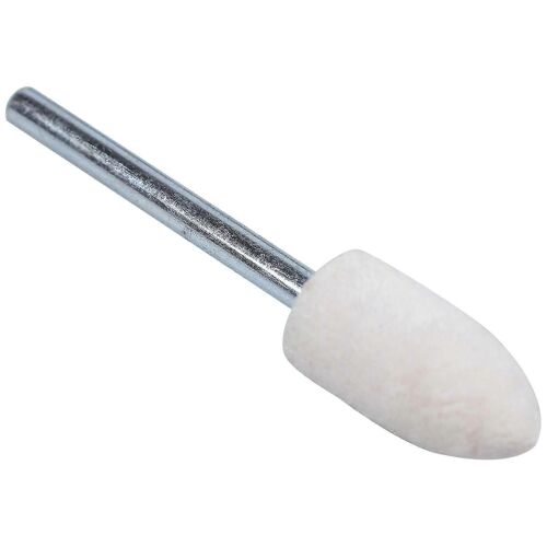 12 Pcs Polissage Outil de polissage 8.5mm Conical Mounted Felt Bobs 3mm Shank