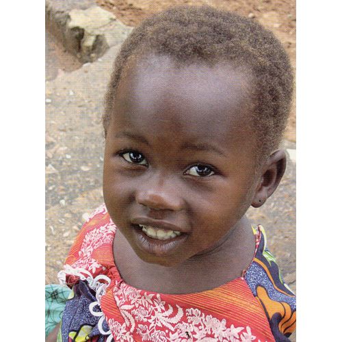 Carte Postale Mandala - Association Pour Les Enfants Du Mali