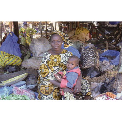 Carte Postale- Mandala - Association Pour Les Enfants Du Mali