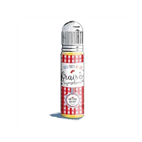Fraise Symphonie Le Coq Qui Vape Premium 50ml 00mg