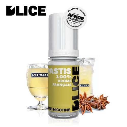 Pack 10 E-liquides D'Lice Pastis - 18mg