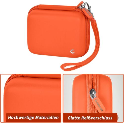 Voxpan Sac Pour Appareil Photo Numérique Débutant Zoom Numérique 8X Hd Appareil Photo Numérique 21 Mp 1080P Hd 2,7"" Petit Étui De Rangement, Orange, Sac À Dos Pour Enfant[SHY9291157]
