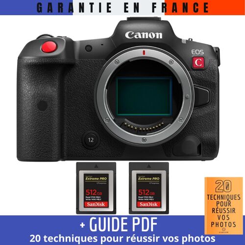 Canon EOS R5 C Nu + 2 SanDisk 512GB Extreme PRO CFexpress Type B + Guide PDF ""20 TECHNIQUES POUR RÉUSSIR VOS PHOTOS""