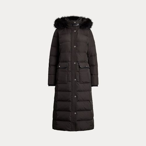 Doudoune Maxi Matelassée Fausse Fourrure
