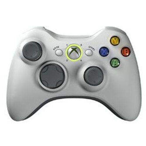Manette Microsoft Xbox 360 Sans Fil - Blanche