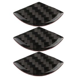 3pcs Volant Voiture Décor Logo Autocollant Fibre De Carbone Pour Mercedes C Class W204 2005-2012