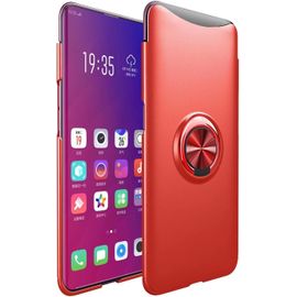 Compatible Avec Xiaomi Redmi 9 Activ Coque, 360 Degres Protection Bumper + Verre Trempé, Coque Avec Anneau Support Cover Skin Cases Housse Etui Protector-Rouge