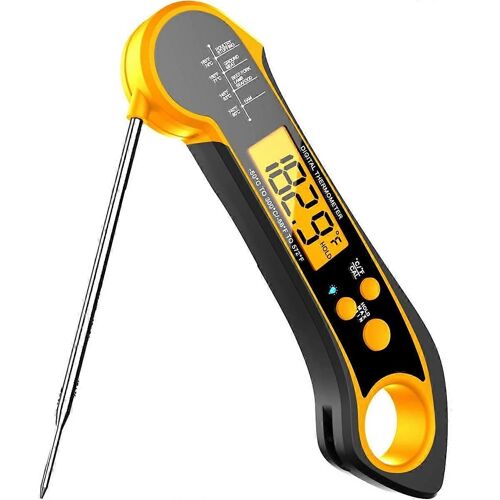 Thermomètre Numérique À Viande, Thermomètre Alimentaire À Lecture Instantanée Pour Barbecue, Liquides, B?uf, Dinde Et Cuisson 