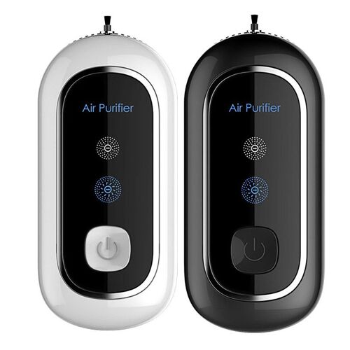 Purificateur D'Air Pour Le Cou, Élégant, Portable, Mini Ventilateur Intégré, Générateur D'Ions Négatifs De 160 Millions 9109-May14A17426