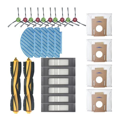 Chiffon de nettoyage HEPA pour aspirateur Robot ECOVACS DEEBOT OZMO T8 T8 AIVI, 27 pièces, accessoires