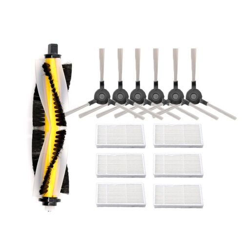 Brosse à poils + filtre hepa + brosses latérales, pour aspirateur robot Proscenic 780T 790T
