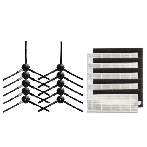 Filtre Hepa pour aspirateur Robot ilife A8, 20 pièces/lot, brosse latérale