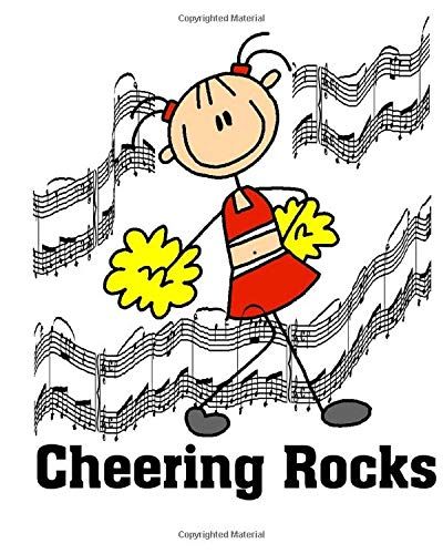 Cheering Rocks Cheerleader's 2019 Daily Planner: Stick Figure Cheerleader Cheering Rocks Sports Cheer 2019 Daily Weekly Planner Calendar Journal