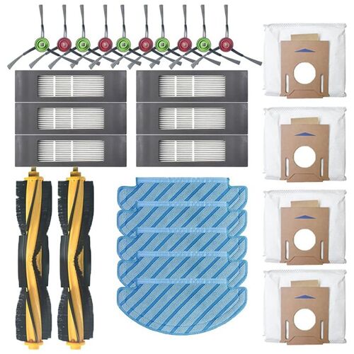 Kit d'accessoires de remplacement pour modèles électriques Ecovacs Deebot OZMO 920/950 / T5 / T8 / T8 AIVI / N7 N8 Pro T9 / T9MAX / T9