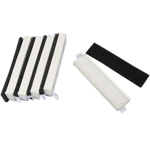 pièces de rechange pour aspirateur Robot deebot slim DA60, filtre * 5 + éponge * 5