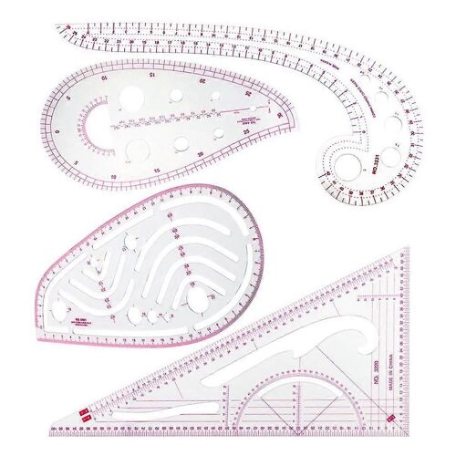 Outils De Couture 4 Pcs Coudre Courbe Française Métrique En Forme De Règle Mesure Pour Coudre Couture Couture Patron Desi