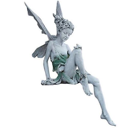 Fairy Statue Jardin Ornement Résine Artisanat Aménagement Paysager Cour Décoration Maison Jardin Décoration Extérieure