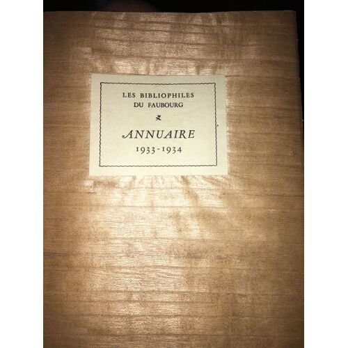 Les Bibliophiles Du Faubourg