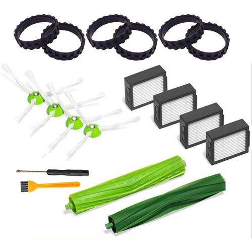 Pneus antidérapants pour IROBOT ROOMBA, séries I7, I3, I3, I4, I6, I6, I8, I8 Plus, E5, E6, E7, pièces de rechange, May06100972