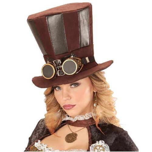 Haut De Forme Steampunk Avec Lunettes