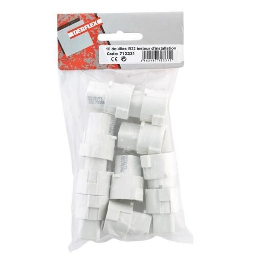 DEBFLEX 10 Douilles testeur B22