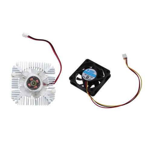 Ventilateur De Refroidissement Pour Carte Vidéo Vga, Refroidisseur Pc, Dissipateur Thermique, 4800 Tr/Min, 60x, 60x15mm, 3 Broches, W, Protège-Doigts En Métal, 2 Broches