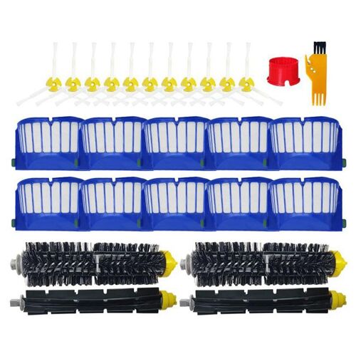 Filtre ? Air De Rechange Pour Aspirateur Irobot Roomba S¿¿rie 600, Brosse Principale Lat¿¿rale, 601, 610, 620, 630, 631, 650, 651, 655, 660, 585 9109-May12689