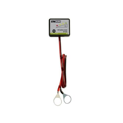 Enduro Testeur De Charge Batterie 12v  - Installation Permanente - Indication Charge Par 4 Led