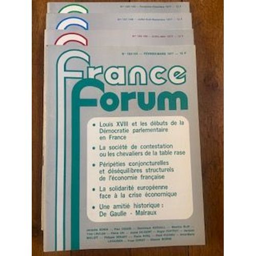 Revue France Forum