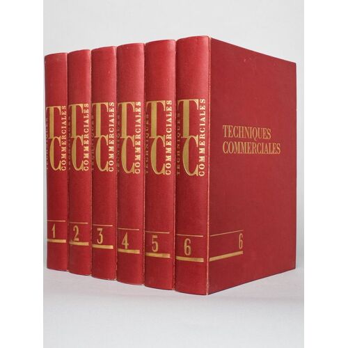 Techniques Commerciales (6 Tomes - Complet) Tome 1 : Introduction Aux Sciences Du Comportement. Données Générales Sur La Demande. Etude Psychologique